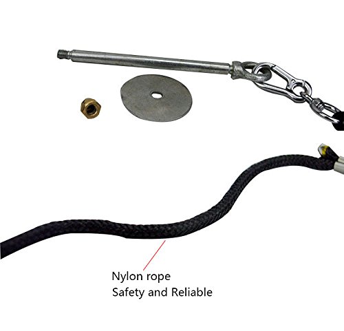 Darhoo-Wrist-and-Forearm-Strength-Training-Fitness-Equipment-Arm-Muscle-get-in-Shape-Wrist-Hand-Exerciser-Steel-Pipe-Foam-Nylon-rope-Black