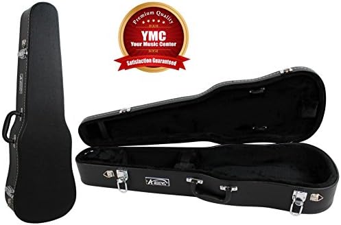 YMC 4/4 Full Size Violin Hard Case - Black Exterior