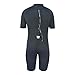 Layatone Wetsuit Shorts for Men Premium 3mm Neoprene Diving Suit Keep Warm Wetsuits for Women - Surfing Suit Snorkeling Suit Scuba Diving Thick One Piece Swimsuit - Wet Suit for Men