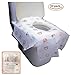Disposable Toilet Seat Covers - Extra Large Size Perfect for Toddlers Potty Training and Great for Travel Both Kids and Adults (10)