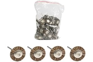 HOUSE BRAND Lab Jewelry Polishing Mounted Soft Brushes Straight HP 100pcs