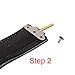 MUSIC FIRST Top Quality Genuine Leather Accordion Left Hand Strap/Accordion Bass Strap 2.4inchx22inch (6cmx55cm) with Hardware and Tools, 18