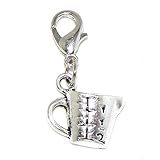 Jewelry Monster Clip-on "Measuring Cup" Charm Bead