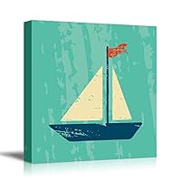 Canvas Wall Art Children's Drawing Canvas Prints Home Artwork Decoration for Children's Room,Bedroom - 12x12 inches