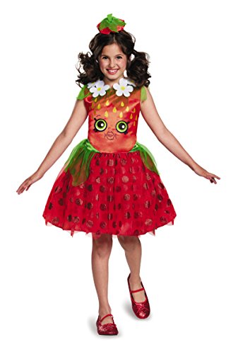 Disguise Shopkins Strawberry Classic Costume, One Color, Small/4-6