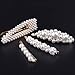 SIQUK 24 Pcs Hair Clips Pearl Barrettes Clips Artificial Pearl Hair Barrettes Gold Hairpins for Women and Girls Bridal Hair Decoration