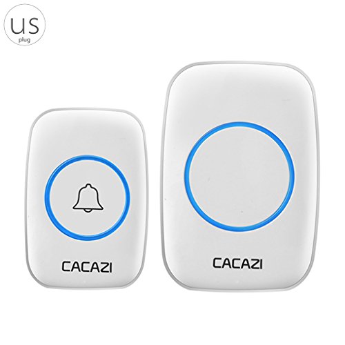 Chilie CACAZI A10 100-240V Wireless Doorbell Waterproof 300M Range Door Bell Low Price Home 38 Chimes Door Ring