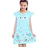HAPPY CHERRY Cute Cotton Girls Nightgowns Pajamas