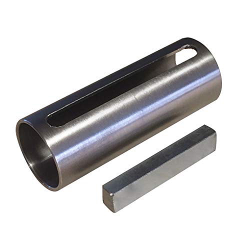 Stevlogs Engine 1" to 1-1/8" Crankshaft Sleeve Adapter Crank Shaft Bushing Converter Pulley Bore Reducer 1/4" Keystock
