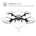 Holy Stone HS200 FPV RC Drone with HD WiFi Camera Live Feed 2.4GHz 4CH 6-Axis Gyro Quadcopter with Altitude Hold, Gravity Sensor and Headless Mode RTF Helicopter, Color Black
