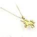 Heyuni. Women Alloy Clavicle Pendant Chain Necklace Jewelry with Card,Gold