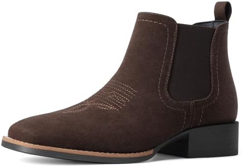 Amazon.com | Rvminyta Cowboy Boots for Men Square Toe Chelsea