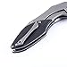 KIZER Cutlery Folding Pocket Knives Flipper Knife Stonewashed Wharncliffe Blade and Titanium Handles Tactical EDC Knife, Elijah Isham Megatherium Ki4502A1