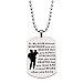 Best Gifts for Son to My Son Dog Tag Necklace Personalized Father Son Pendant Father to Son Gift (to My Son Necklace)
