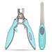 TC Joy Dog Nail Clippers and Trimmer - Nail File Set For Safe At Home Grooming - Razor Sharp Blades, Safety Lock & Non-Slip Handles - Ideal for Small Medium Large Breeds, Light Blue