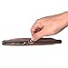 XIDUOBAO Handmade Retro Genuine Leather Pencil Pouch Vintage Soft Genuine Leather Pencil Pen Case Pouch Holder Bag. (02)