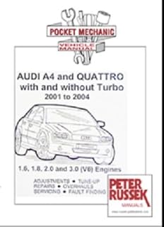 2003 Audi A4 18 T Quattro Owners Manual Pdf - AUDI CAR