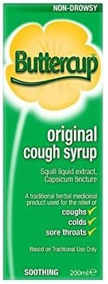 Buttercup Cough Mixture Syrup Original 200 Ml by buttercup
