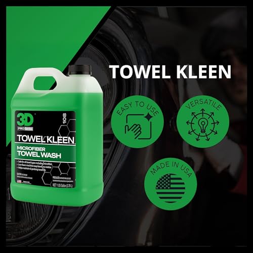 3D Towel Kleen Concentrated Microfiber Detergent - Deep Cleans, Restores & Maintains photo 9