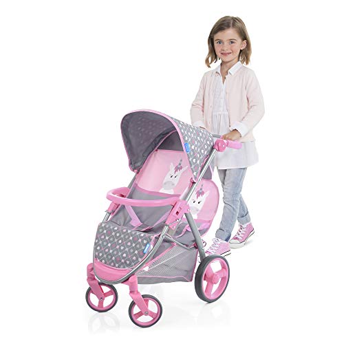 Hauck Unicorn Twin Doll Stroller with Twin Care Center Featuring Bunk