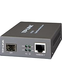 tp linkgigabit Media Converter, Fibra SC multimodo, hasta 550 M   1800 ft, Chasis Montable