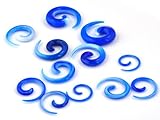 Imixlot® 12pcs Double Spiral Ear Expanders Stretcher Plugs Gauges