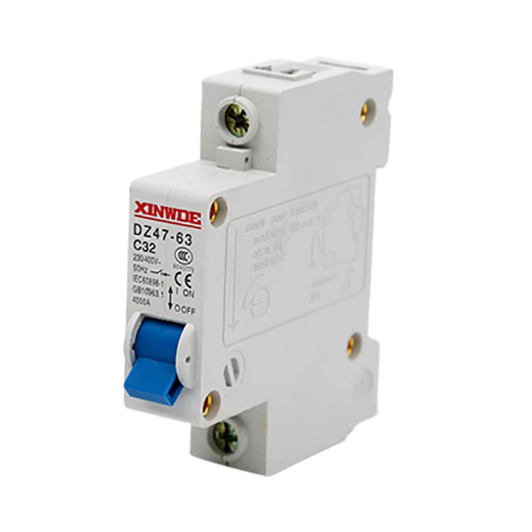 Unifizz PC Miniature Circuit Breaker 3A 120/240 VAC for Domestic Use, DZ47, 1-Pole, 1PCS