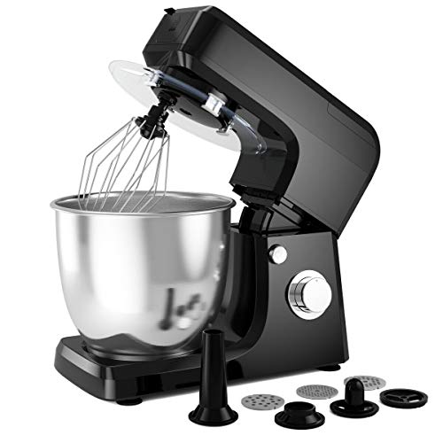 COSTWAY 3 In 1 Upgraded Stand Mixer with Stainless Steel Bowl Blender