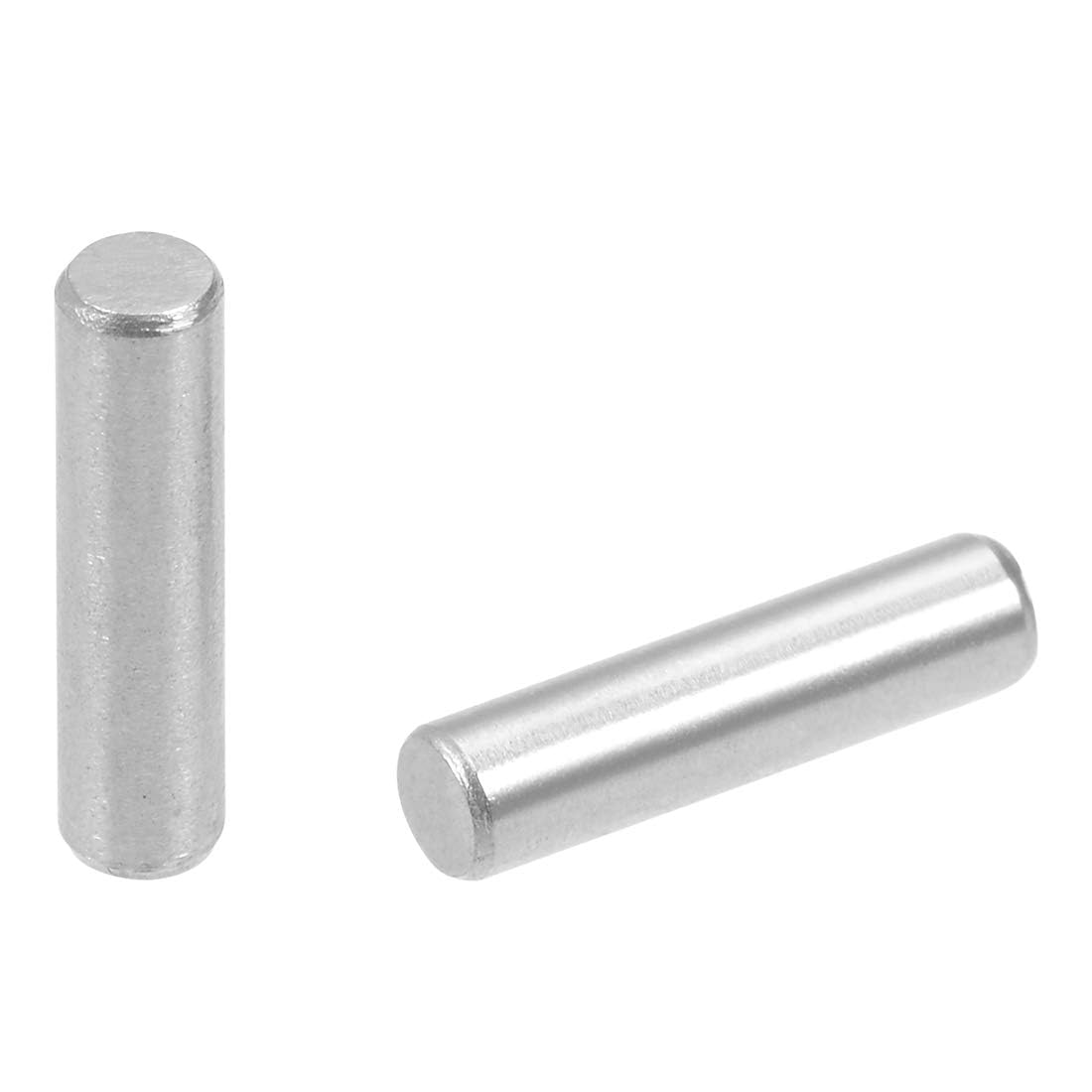 TOP-VIGOR 50Pcs 3mm x 12mm Dowel Pins Shelf Support Pegs, 304 Stainless Steel Cylindrical Shelf Support Pin Fasten Elements Silver Tone