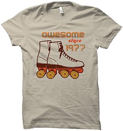 Awesome Since 1977 Retro Style Adult T-Shirt (Medium)