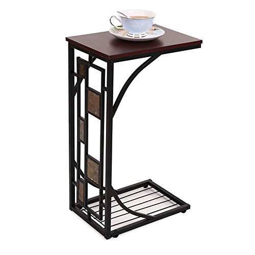 Mandycng Coffee Stand Tray Side Sofa Table Ottoman Couch