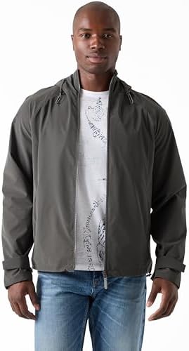 ellesse Men's Acera Pullover Jacket, Grey, M at Amazon Men's