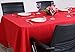 Utopia Kitchen Red Tablecloth 60 x 102 Inches Tablecloth - 100% Polyester Rectangular Table Cover