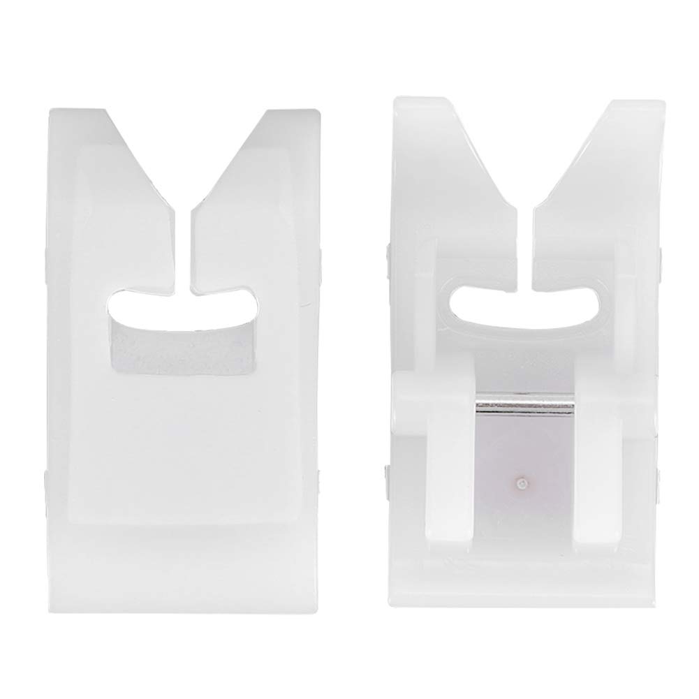 2Pcs Household Sewing Machine Non-Stick Foot Plastic Leather Presser Foot Sewing Machine Accessories