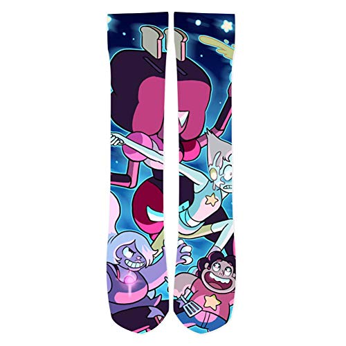 Womens Fashion Long Tube Socks Ste-ven Dinner Universe Below Knee Long Stockings Workout Crew Socks Over The Calf Socks