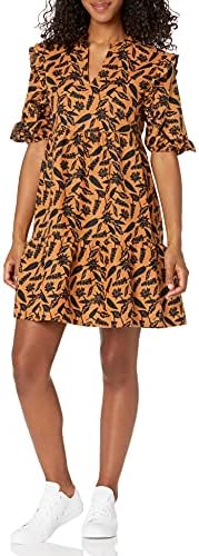 L*Space Drew Dress for Women, Twist Front Midi Dress Featuring Short,  Cuffed Sleeves, Relaxed Fit & Leg Slit, Everyday Dress, Black, XS at Amazon  Women's Clothing store