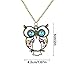 Caetle Big Eye Hollow Owl Bird Love Lover Chain Necklace