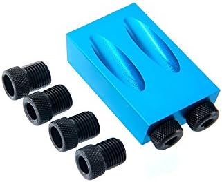 Pocket Hole Jig,Perfect Aluminium alloy 15 Degree Pocket Holes with Adjustable 6,8 and 10mm for Joinery Woodworking DIY Carpentry Projects