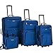 Rockland Journey Softside Upright Luggage Set, Blue primary