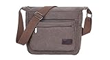 Fabuxry Casual Canvas Zipper Single Adjustable Strap Shoulder Bags Messenger Crossbody Handbags