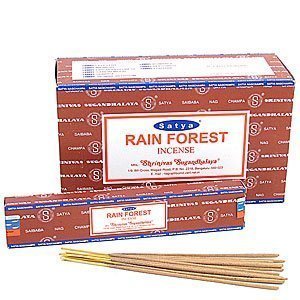 Satya Nag Champa Incense Sticks Pack Of 12 X 15Grm - Rainforest