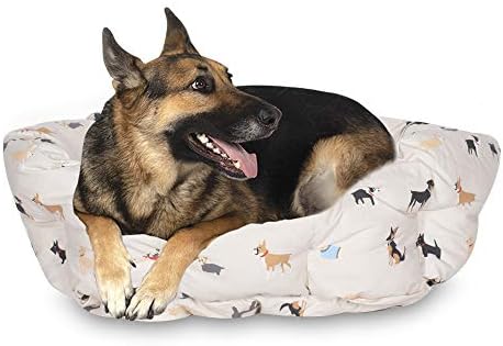 fringe dog bed large