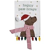 Mud Pie Christmas Pawlidays Dog Dangle Towel