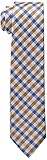 Wembley Big Boys Rouen Plaid Tie, Orange, One Size