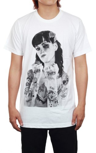 Katy Perry Pop Rock Superstar New White Music Tee T-Shirt