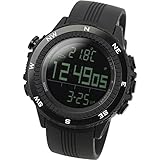 Lad Weather Men's Digital Quartz Black German Sensor Sport Watch