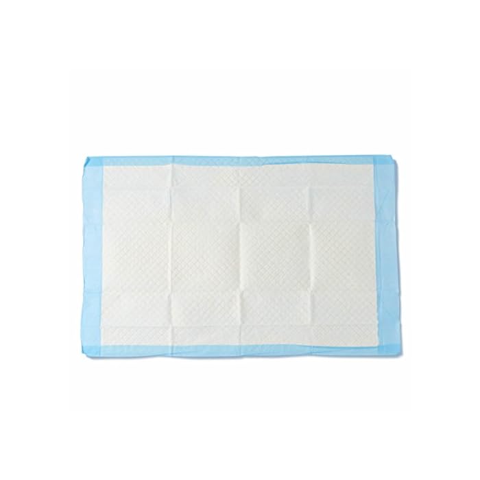 Medline - MSC281264LB Moderate Absorbency 23" x 36" Quilted Fluff Disposable Underpads, 150 Per Case, 5 Per Bag, Great for Beds, Furniture, Surfaces