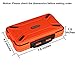 KEESHINE Waterproof Fishing Tackle Box, Storage Box, Plastic Fishing Lure Box, Removable Grid Storage Jewelry Organizer Making Kit for Fishing Lure/Hook Beads Earring Container Tool