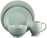 Lenox 856878 French Perle Groove Ice Blue 4Pc Place