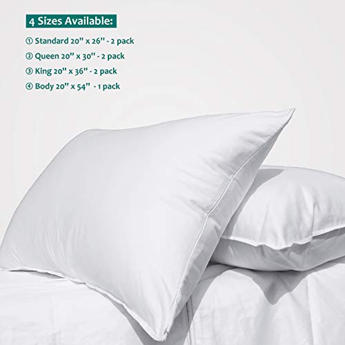 Precoco White Body Pillow Cover Full Body Pillow Pillowcase with